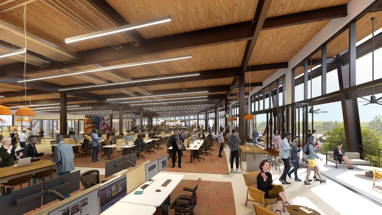 Echo Street West Office Rendering
