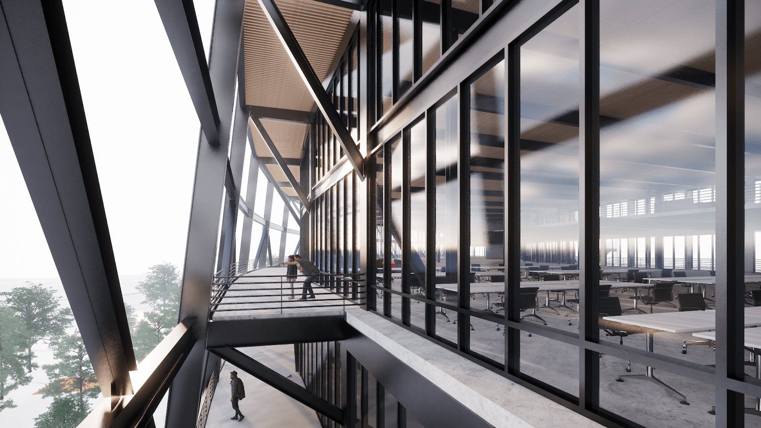 Echo Street West Office Balcony