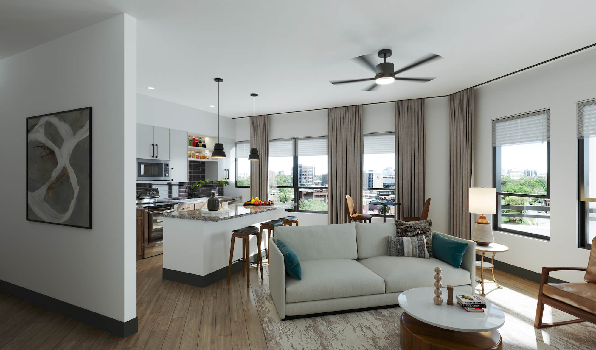 Kitchen Rendering at Vibe